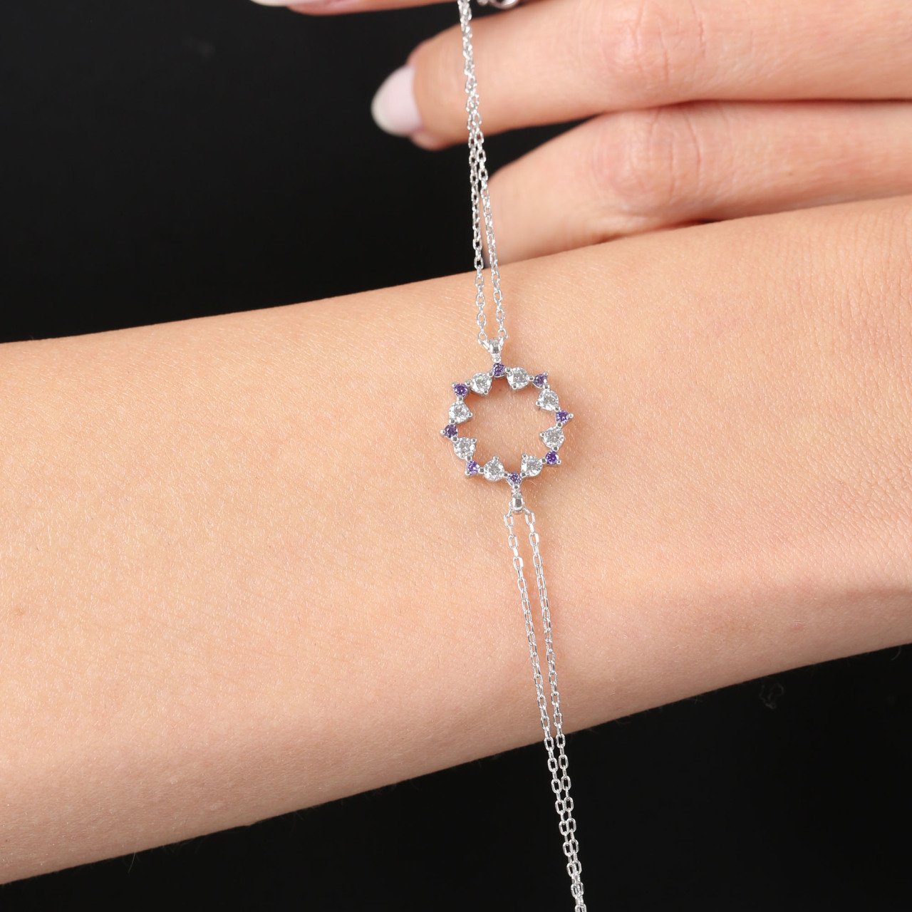 Amethyst Magic Silver Bracelet