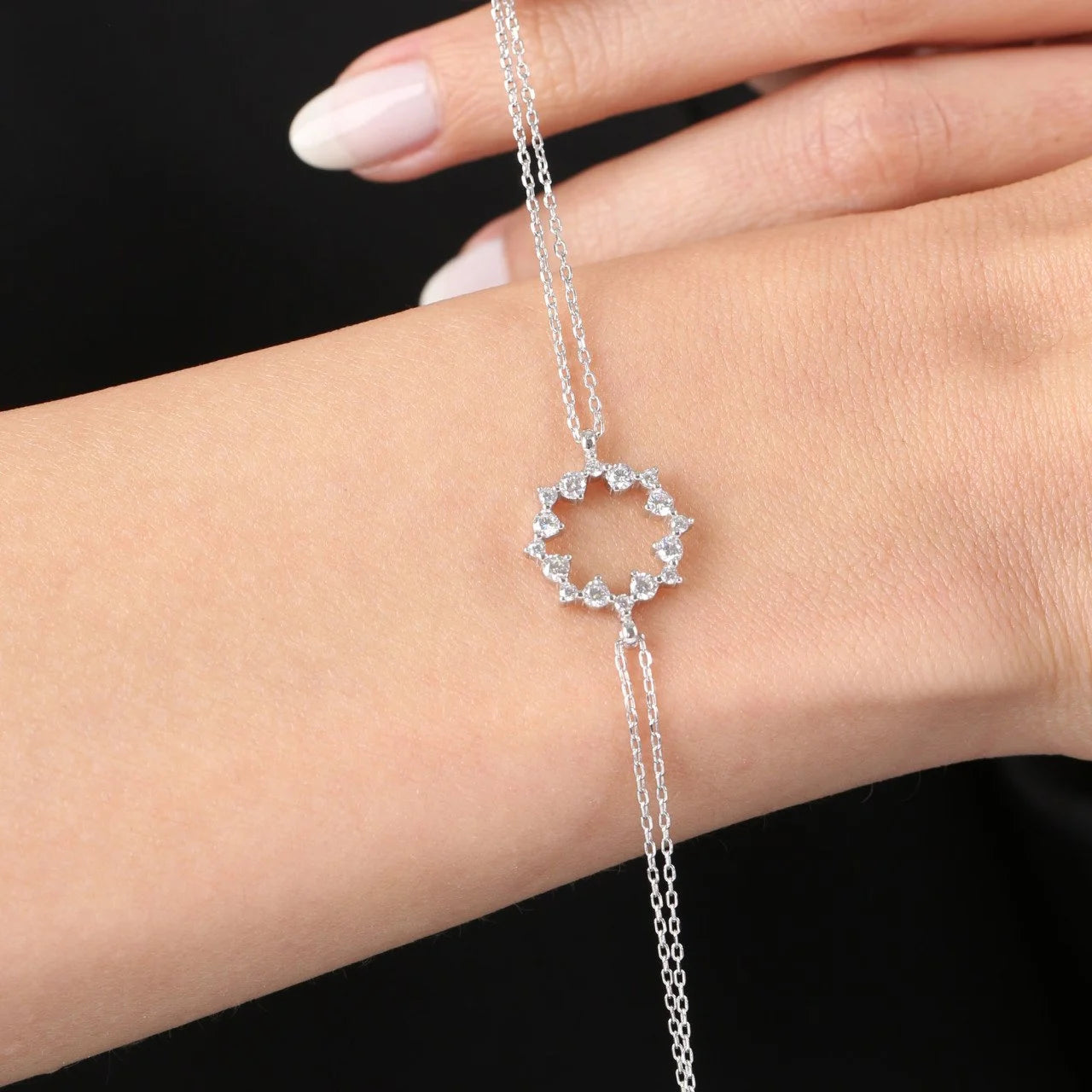 Sparkling Magic Silver Bracelet