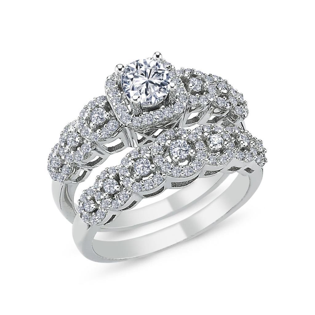 Gloria Twin Solitaire Silver Ring