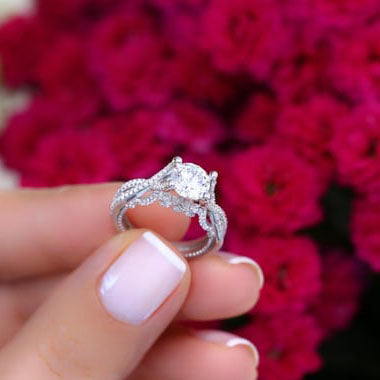 Talisman Solitaire Silver Ring