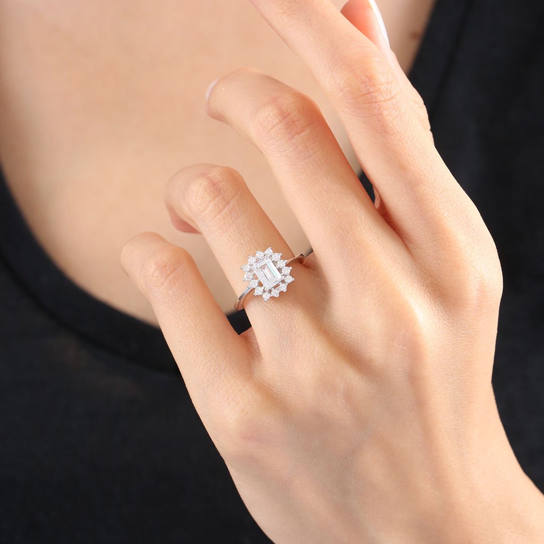 Elegance Sun  Silver Ring