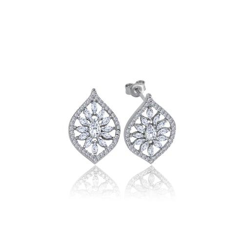 Marquise Dream Silver Earrings