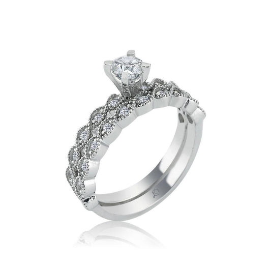 Mini Twin Silver Ring