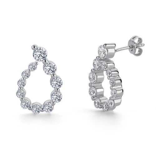 Shine Silver Earrings